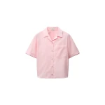 Versace Jacquard Cotton-Silk Shirt in Pink | Shirts | Coveti