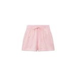 Versace Jacquard Cotton-Silk Shorts in Pink | Shorts | Coveti