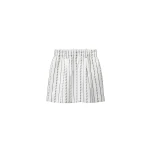 Versace Jacquard Cotton-Silk Skirt in White | Skirts | Coveti