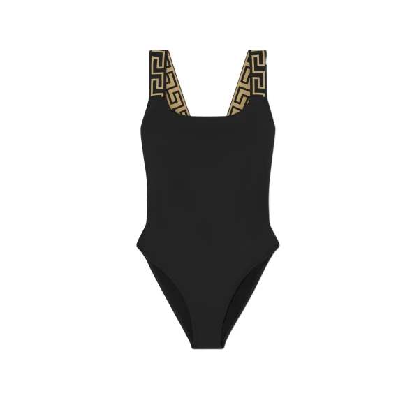 Jacquard One-Piece Swimsuit in Black, Ref. 1018165
