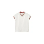 Versace Jacquard Stretch Cotton-Jersey T-Shirt in White | T-shirts | Coveti