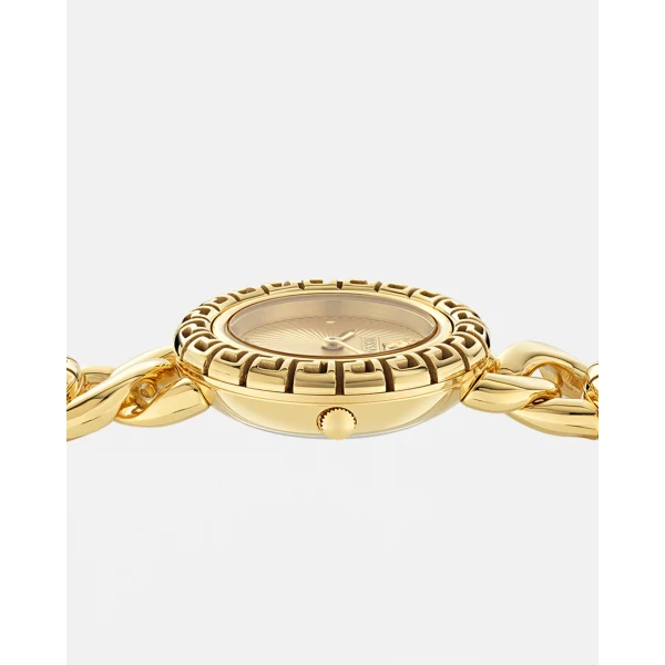 Versace La Greca Stud Icon Watch in Gold, view 3 | Watches