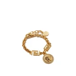 Versace La Medusa Crystal Bracelet in Gold | Bracelets | Coveti