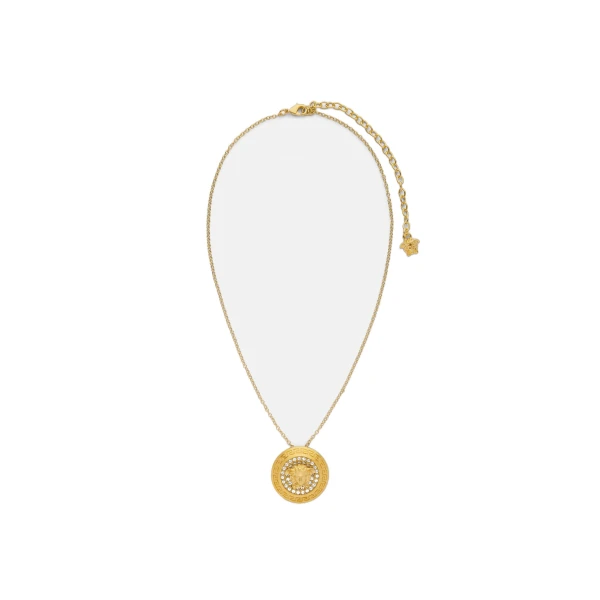 Versace La Medusa Crystal Necklace in Gold, Ref. 1021454 | Necklace | Coveti