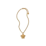 Versace La Medusa Crystal Necklace in Gold, Ref. DG1I125 | Necklace | Coveti