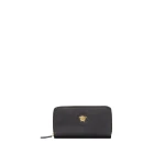 Versace La Medusa Leather Wallet in Black | Wallets & Purses | Coveti