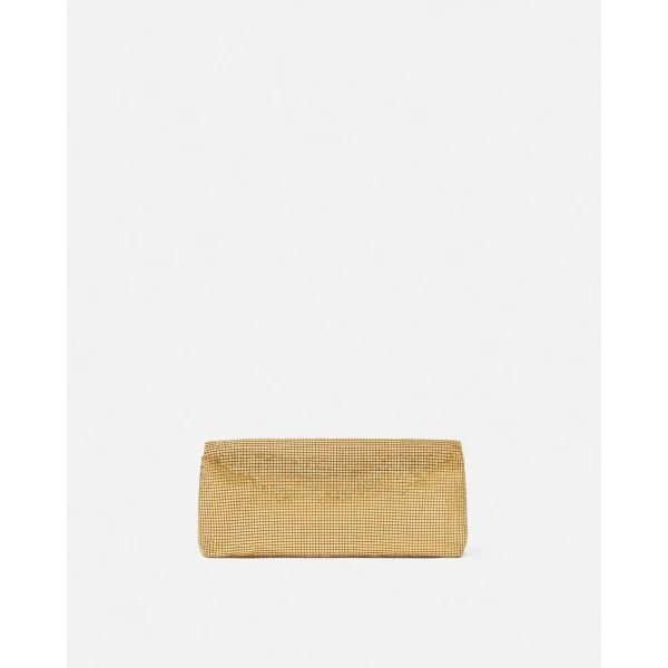 Versace La Medusa Metal Mesh Clutch in Gold, Ref. 1X00V, view 5 | Clutch Bags