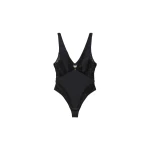 Versace Lace-Trim Bodysuit in Black | Bodysuit | Coveti