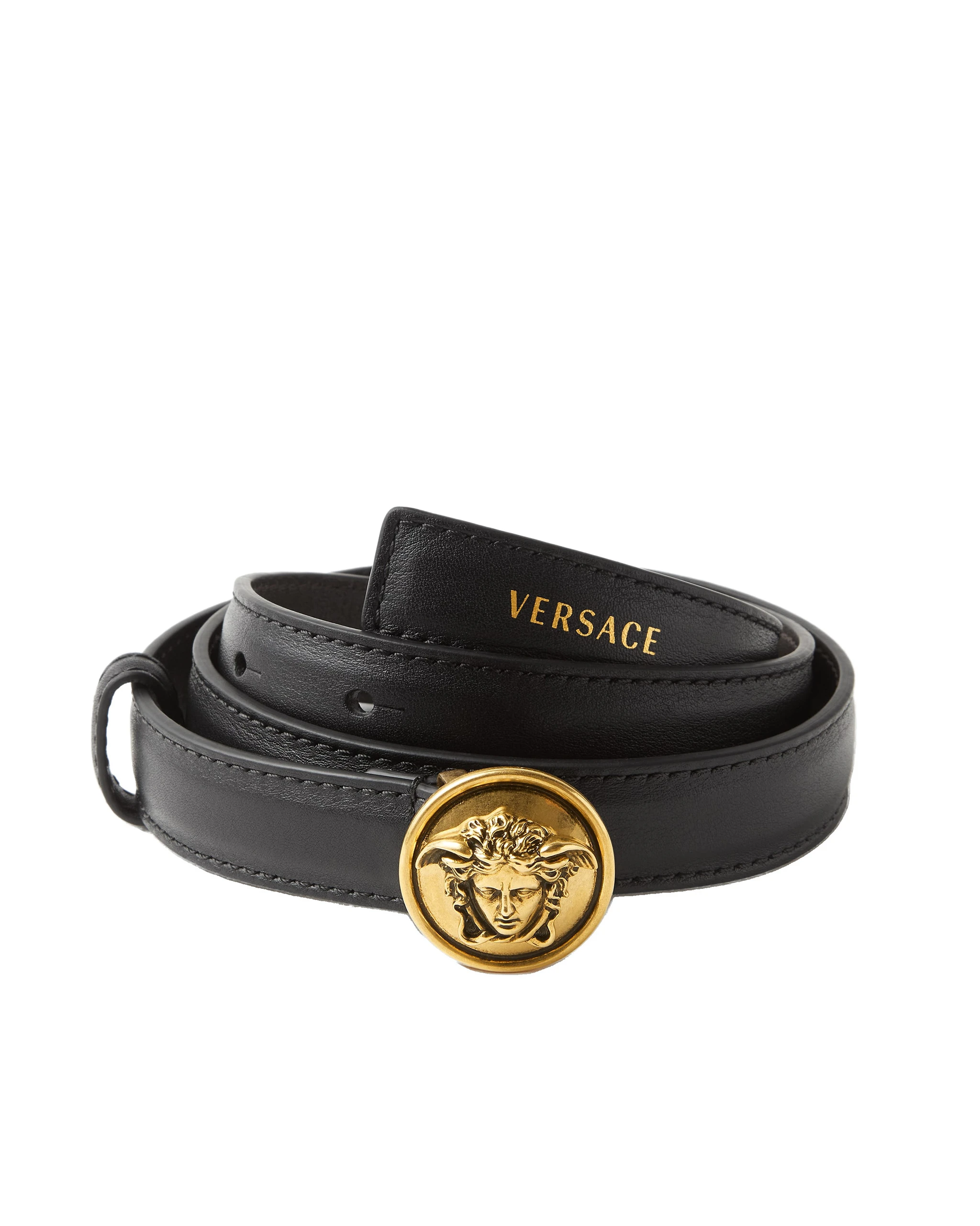 Versace Leather Belt 2 cm in Black, Ref. 1026856 Versace Leather Belt 2 cm in Black, Ref. 1026856 | Belts | Coveti