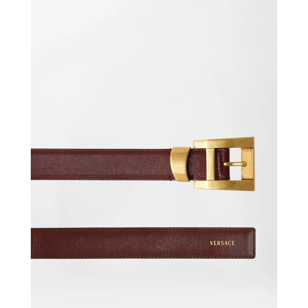 Versace Leather Belt 3 cm in Brown, Ref. 1NL0J, view 2 | Belts