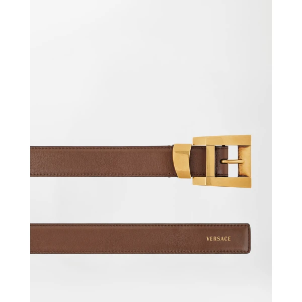 Versace Leather Belt 3 cm in Brown, Ref. 1NN1J, view 3 | Belts