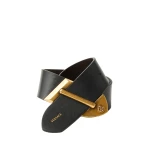 Versace Leather Belt 5 cm in Black | Belts | Coveti