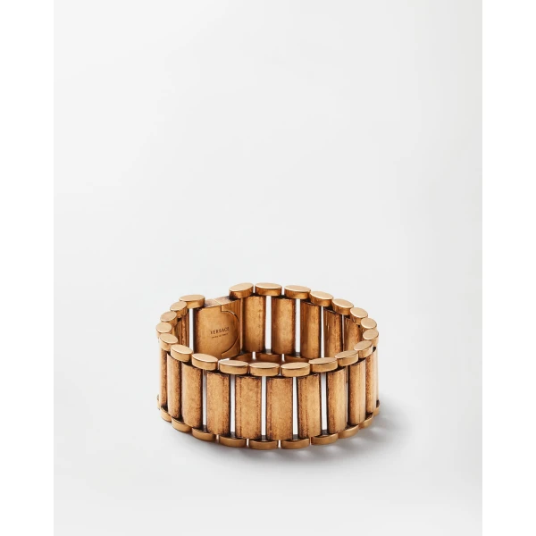 Versace Link Bracelet in Gold, view 4 | Bracelets