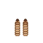 Versace Link Earrings in Gold | Earrings | Coveti