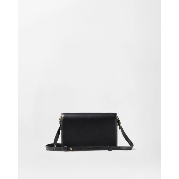 Versace Lou Nappa Mini Bag in Black and Brown, view 6 | Mini Bags