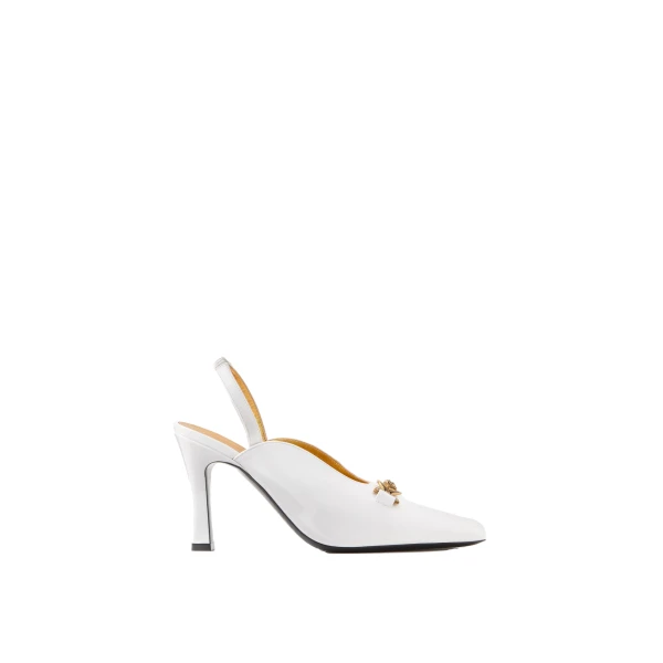 Marisa Patent Slingbacks 90 mm in White