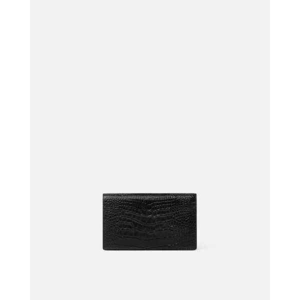 Versace Medusa '95 Croc-Effect Clutch in Black and Gold, view 6 | Clutch Bags
