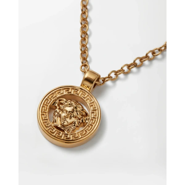 Versace Medusa '95 Necklace in Light Gold, 43 cm, view 2 | Necklace