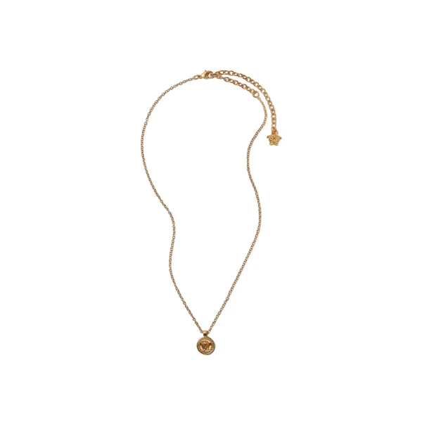 Versace Medusa '95 Necklace in Light Gold, 43 cm | Necklace | Coveti