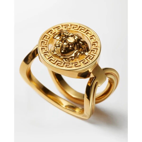 Versace Medusa '95 Ring in Light Gold, Ref. 1014558, view 3 | Rings