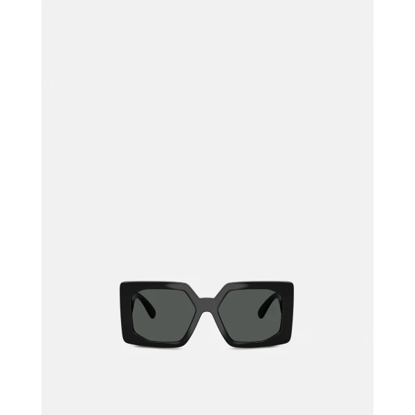 Versace Medusa Biggie Maxi Sunglasses in Black, view 2 | Sunglasses