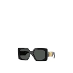 Versace Medusa Biggie Maxi Sunglasses in Black | Sunglasses | Coveti