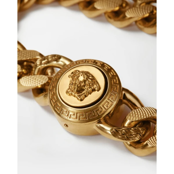 Versace Medusa Bracelet in Gold, 25 cm, view 3 | Bracelets
