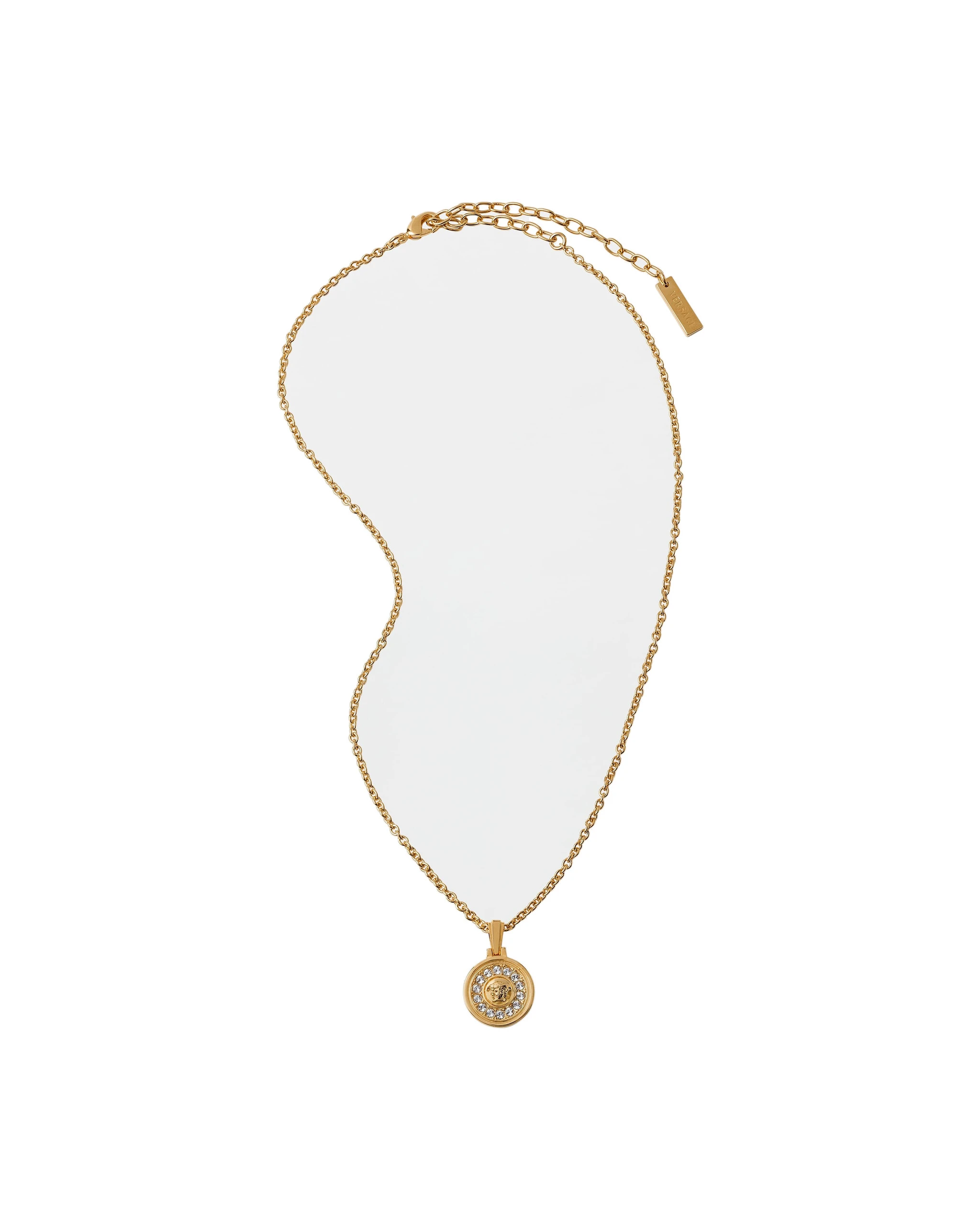 Versace Medusa Crystal Necklace in Gold Versace Medusa Crystal Necklace in Gold | Necklace | Coveti