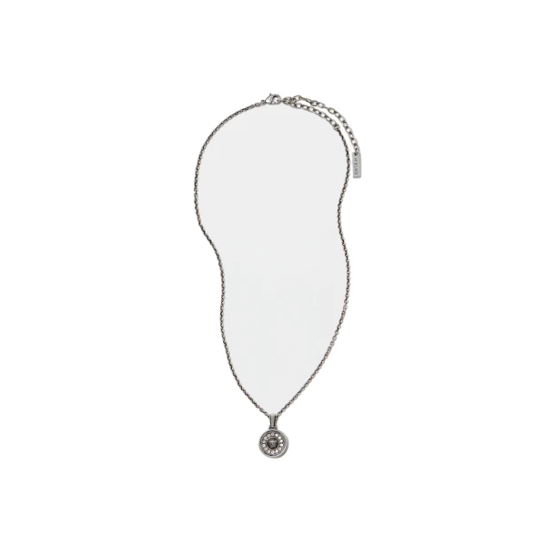 Versace Medusa Crystal Necklace in Silver | Necklace | Coveti
