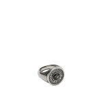 Versace Medusa Crystal Ring in Silver | Rings | Coveti