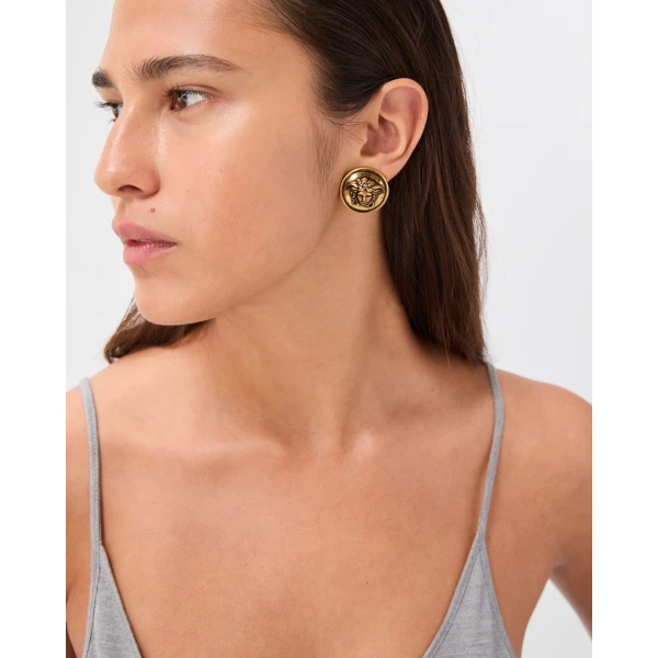 Versace Medusa Earrings in Gold, Ref. 1027927, view 2 | Earrings