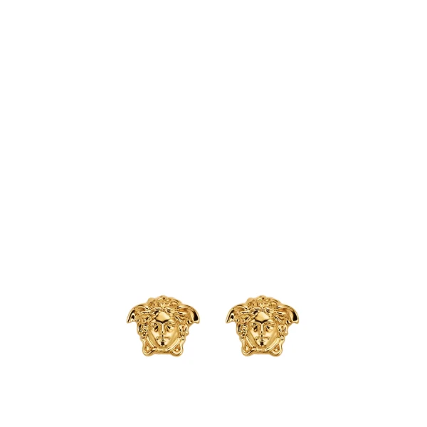 Medusa Earrings in Light Gold