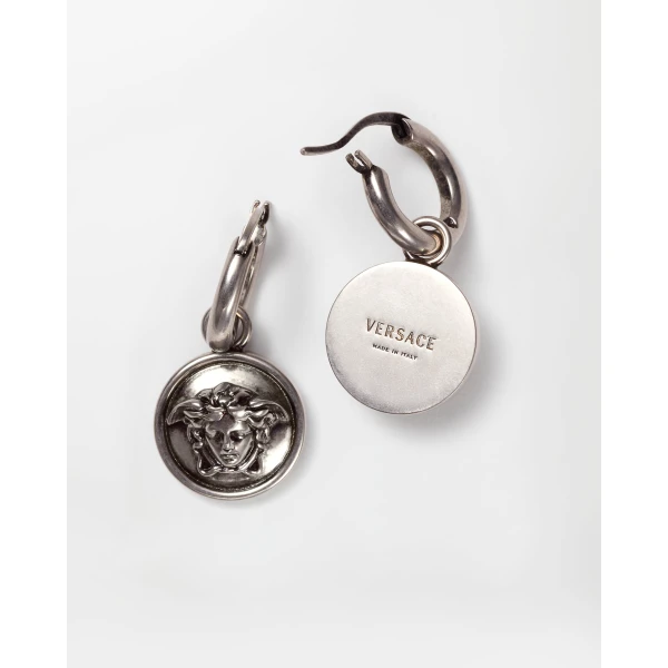 Versace Medusa Earrings in Silver, Ref. 1024470, view 2 | Earrings