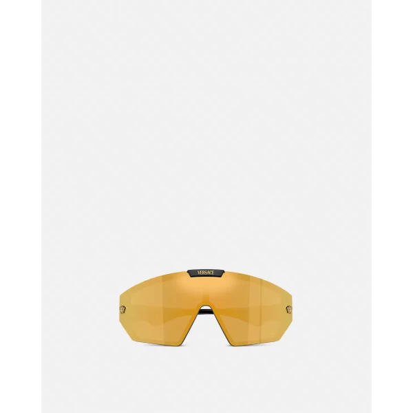 Versace Medusa Horizon Sunglasses in Black, view 5 | Sunglasses