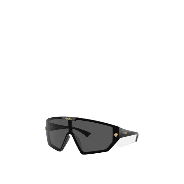 Versace Medusa Horizon Sunglasses in Black | Sunglasses | Coveti
