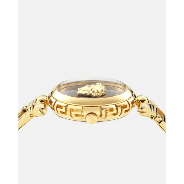 Versace Medusa Jewel Watch in Black and Gold, view 3 | Watches