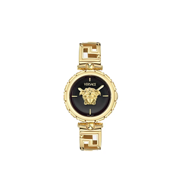 Versace Medusa Jewel Watch in Black and Gold | Watches | Coveti