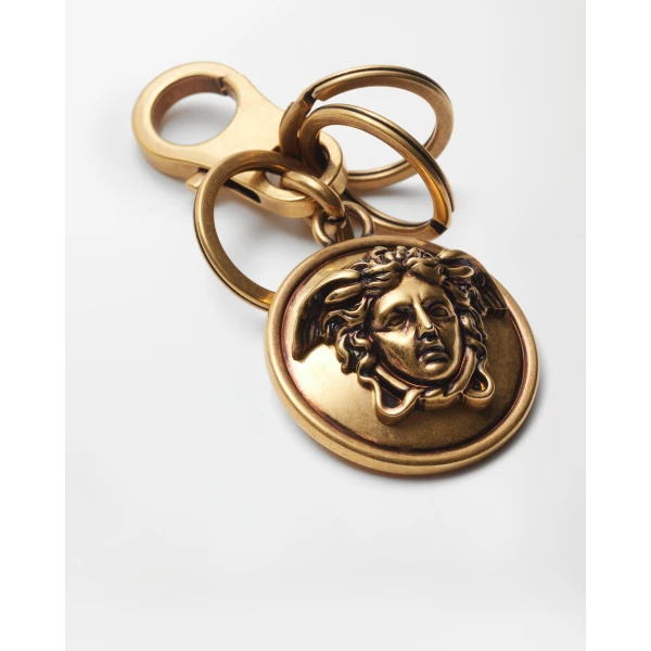 Versace Medusa Keychain in Gold, view 2 | Key Chain