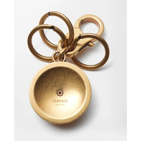 Versace Medusa Keychain in Gold, view 3 | Key Chain