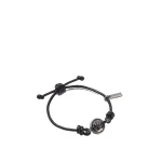 Versace Medusa Leather Bracelet in Black, Ref. 1B00K | Bracelets | Coveti