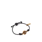 Versace Medusa Leather Bracelet in Black, Ref. 1B55J | Bracelets | Coveti