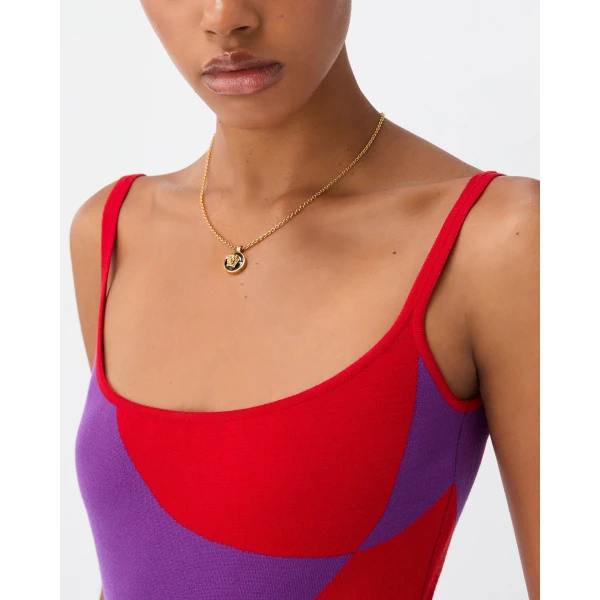 Versace Medusa Necklace in Black and Gold, view 2 | Necklace