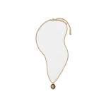 Versace Medusa Necklace in Black and Gold | Necklace | Coveti