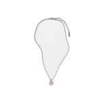 Versace Medusa Necklace in Silver and Pink | Necklace | Coveti