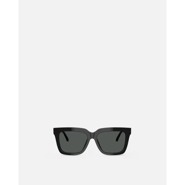 Versace Medusa Plaque Sunglasses in Black Acetate, view 2 | Sunglasses