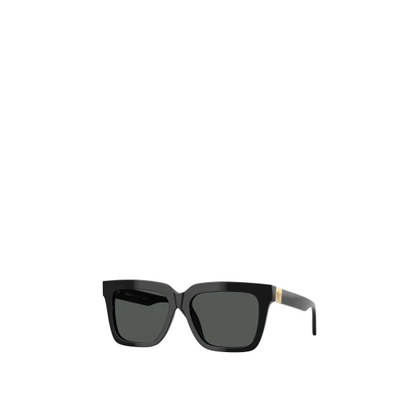 Versace Medusa Plaque Sunglasses in Black Acetate | Sunglasses | Coveti