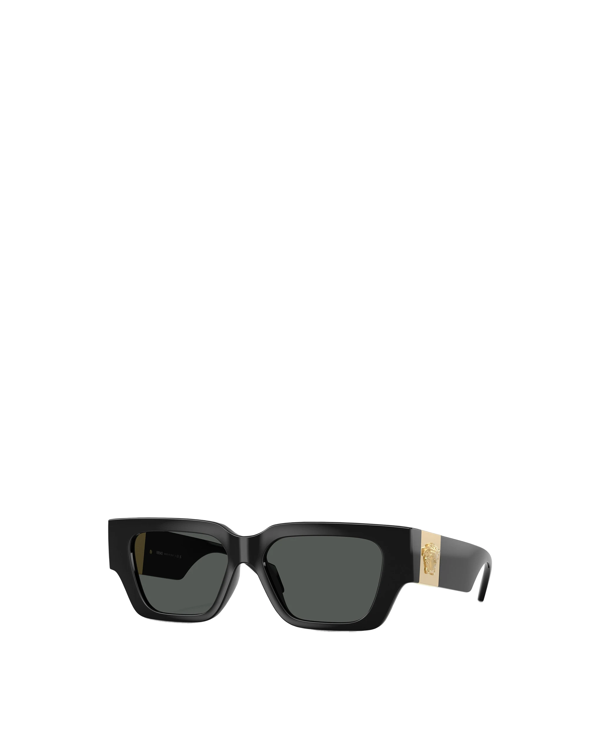 Versace Medusa Plaque Sunglasses in Black Metal Versace Medusa Plaque Sunglasses in Black Metal | Sunglasses | Coveti