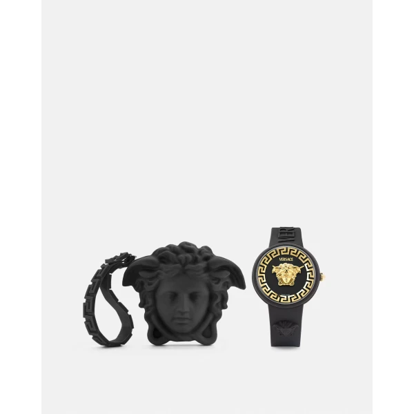 Versace Medusa Pop Watch in Black, view 4 | Watches