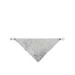 Versace Metal Mesh Bandana Necklace in Silver | Scarves | Coveti