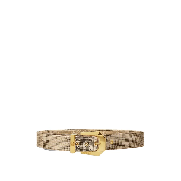 Metal Mesh Belt 4 cm in Gold